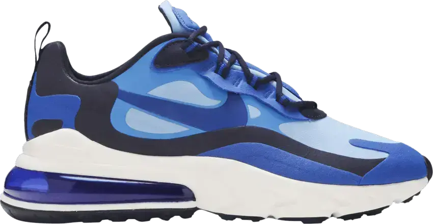  Nike Air Max 270 React Triple Blue