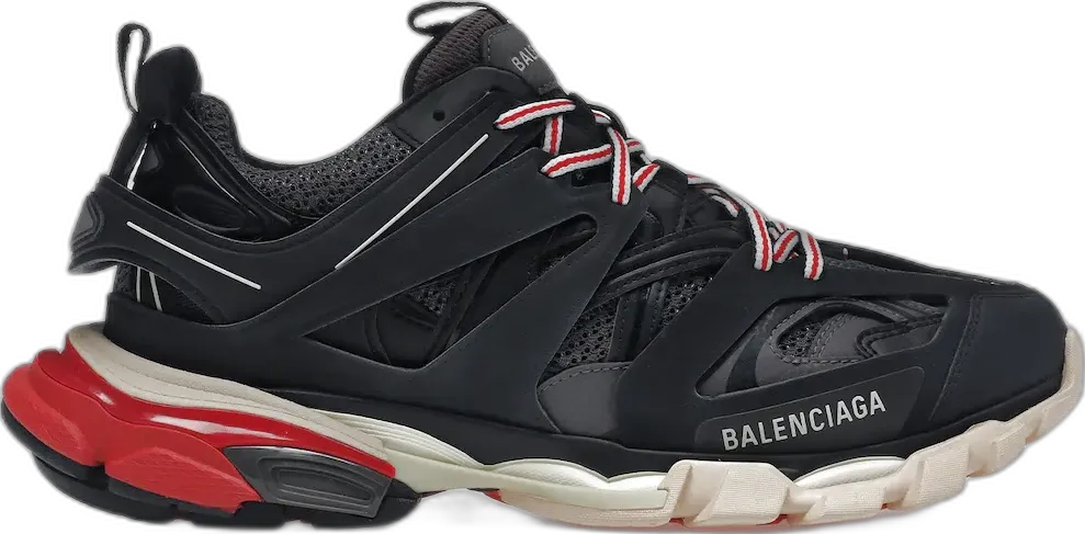  Balenciaga Track Black Grey Red