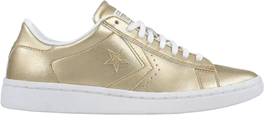  Converse Wmns Pro Leather Low &#039;Light Gold&#039;