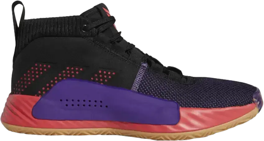  Adidas adidas Dame 5 Black Red Purple