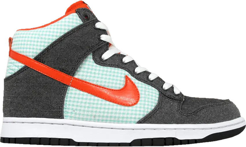  Nike Dunk High &#039;Dark Army Orange Blaze&#039;