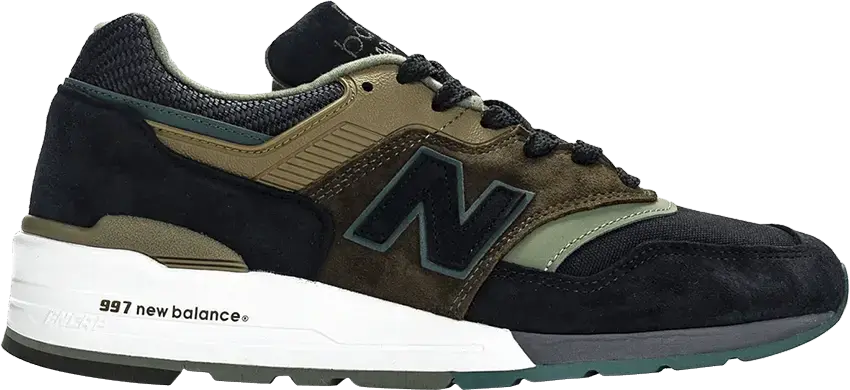  New Balance 997 Black Green