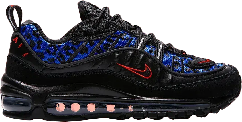  Nike Air Max 98 Black Leopard (Women&#039;s)