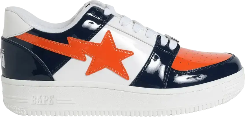  Bapesta Low &#039;Navy Orange&#039;