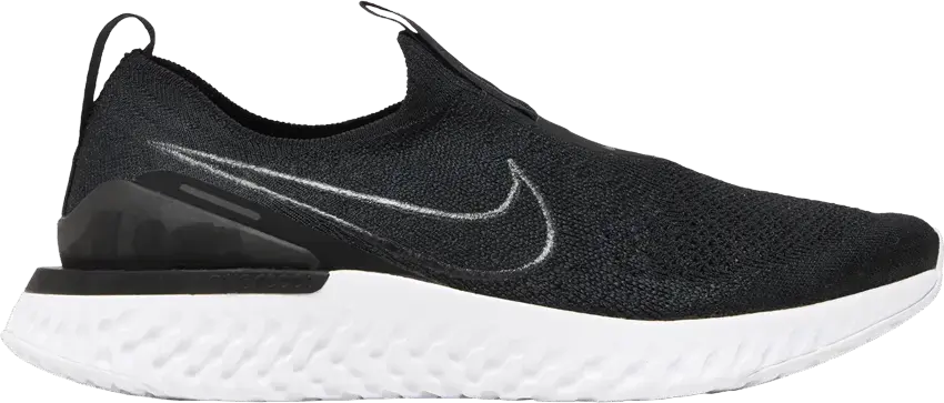 Nike Epic Phantom React Flyknit Black White