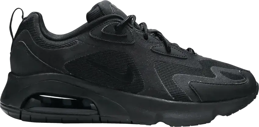  Nike Air Max 200 Triple Black (Women&#039;s)