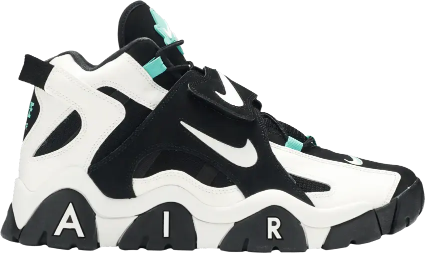  Nike Air Barrage Mid Black White Cabana