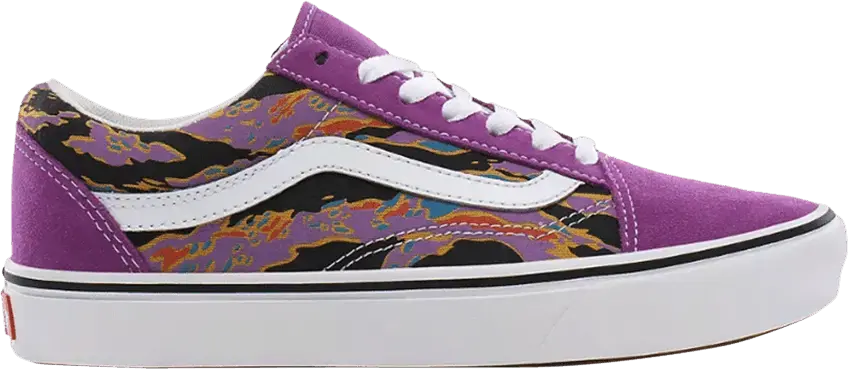  Vans ComfyCush Old Skool &#039;Dewberry Tiger Camo&#039;