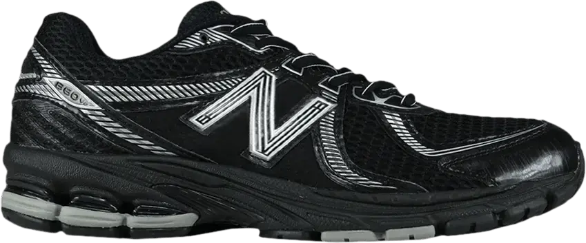  New Balance 860v2 Black Silver