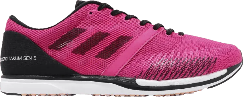  Adidas Adizero Takumi Sen 5 Wide &#039;Pink&#039;