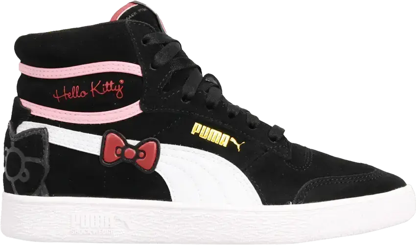 Puma Hello Kitty x Wmns Ralph Sampson Mid &#039;Black&#039;