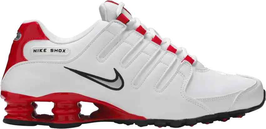  Nike Shox NZ White University Red