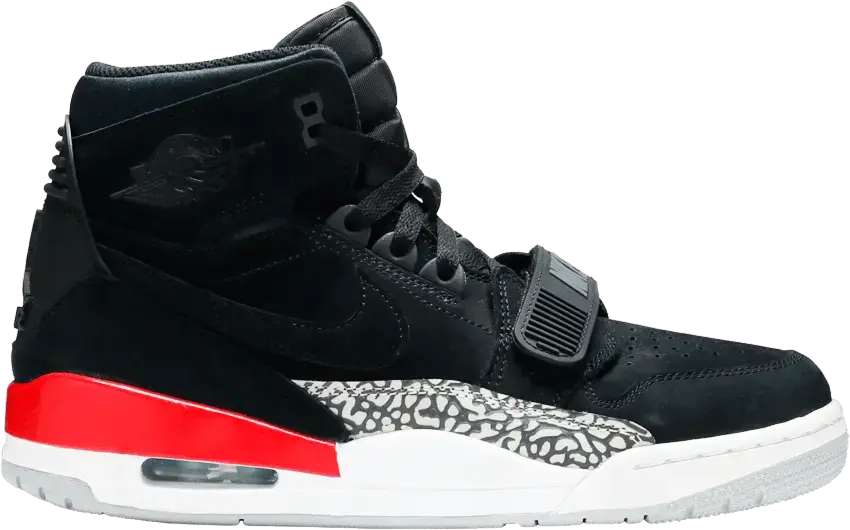  Jordan Legacy 312 Black Fire Red