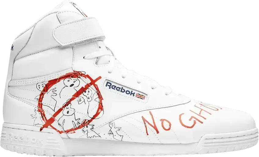  Reebok Bait x Stranger Things x Ghostbusters x Ex-O-Fit Clean High &#039;White&#039;