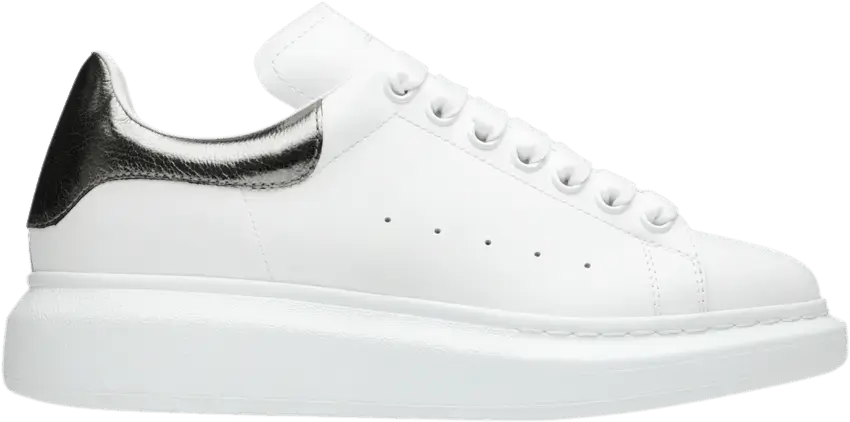  Alexander Mcqueen Alexander McQueen Wmns Oversized Sneaker &#039;Bleach White Silver&#039;