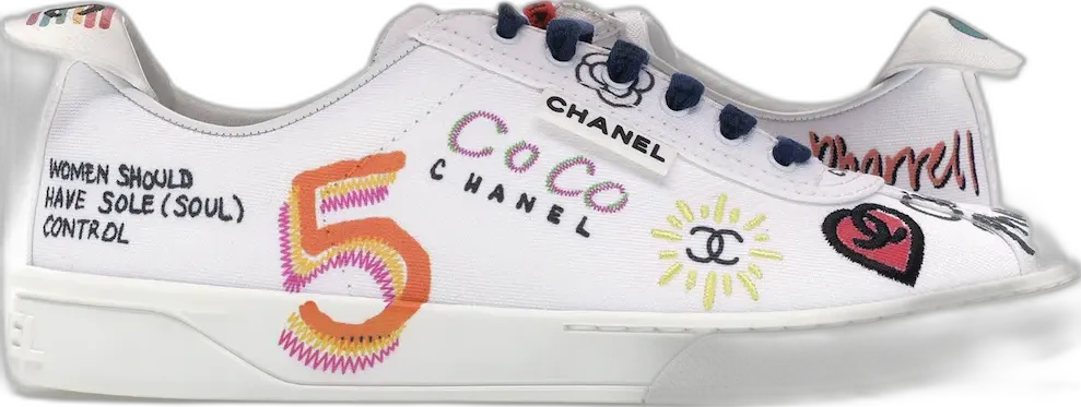  Chanel Sneakers Pharrell White Multi-Color (Women&#039;s)