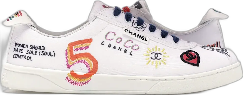  Chanel Sneakers Pharrell White Multi-Color