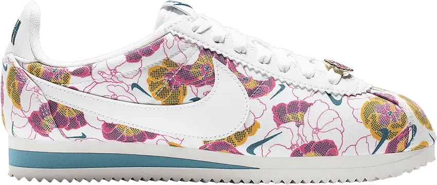  Nike Cortez LX Floral Pack White (Women&#039;s)