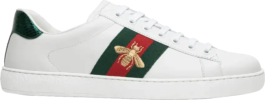  Gucci Ace Embroidered &#039;Bee&#039;
