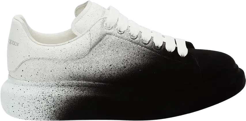  Alexander Mcqueen Alexander McQueen Oversized Sneaker &#039;White Black Spray&#039;