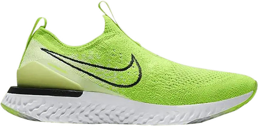 Nike Epic Phantom React Flyknit Electric Green (Women&#039;s)