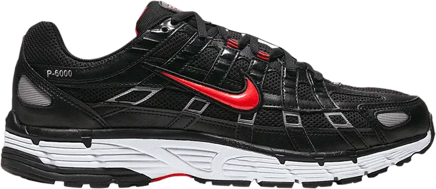  Nike P-6000 &#039;Black Bright Crimson&#039;