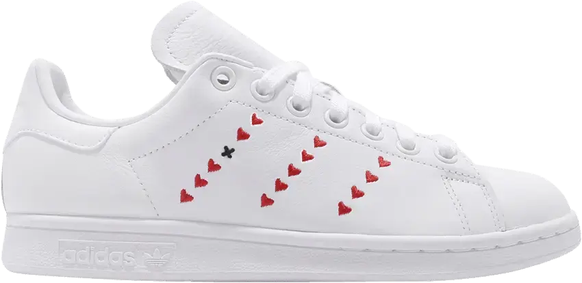  Adidas adidas Stan Smith Heart Stripe Red