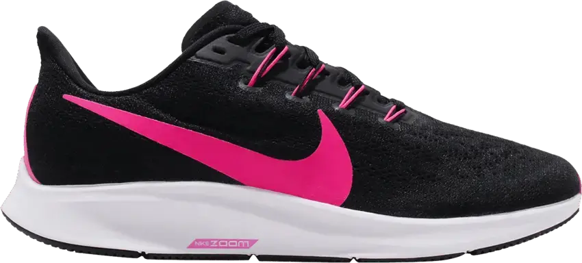  Nike Air Zoom Pegasus 36 Black Pink Blast