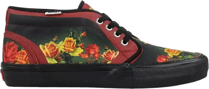  Vans Supreme x Jean Paul Gaultier x Chukka 95 &#039;Burgundy Floral&#039;