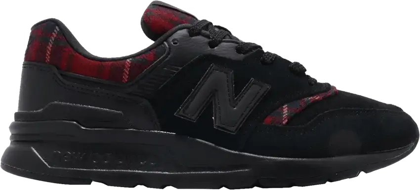  New Balance Wmns 997 &#039;Black Red&#039;