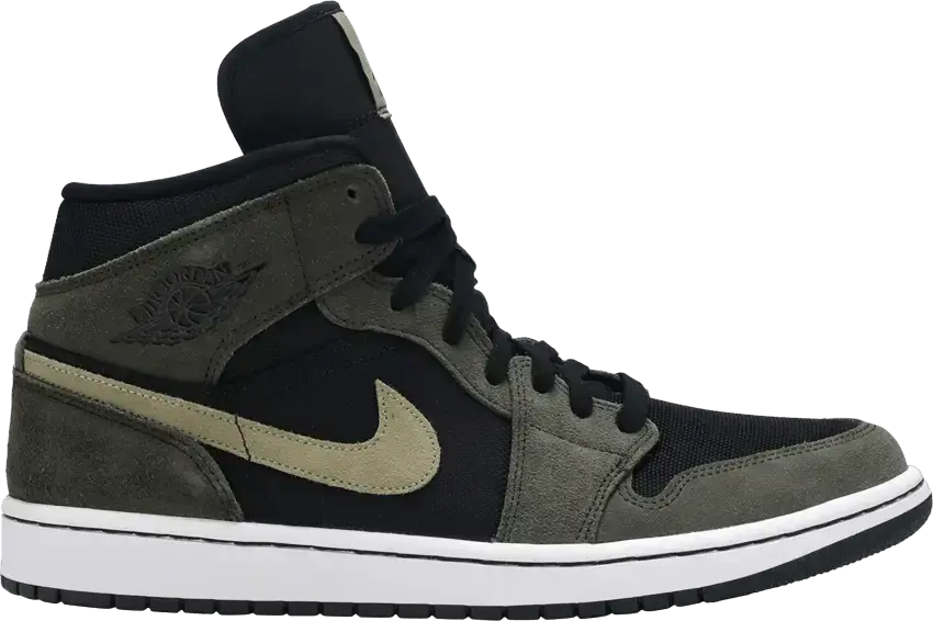  Jordan 1 Mid Military Olive (Women&#039;s)