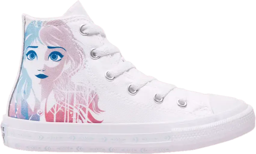  Converse Chuck Taylor All-Star Hi Frozen 2 White (PS)