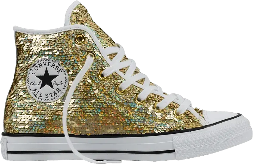  Converse Chuck Taylor All Star Hi &#039;Gold White Black&#039;