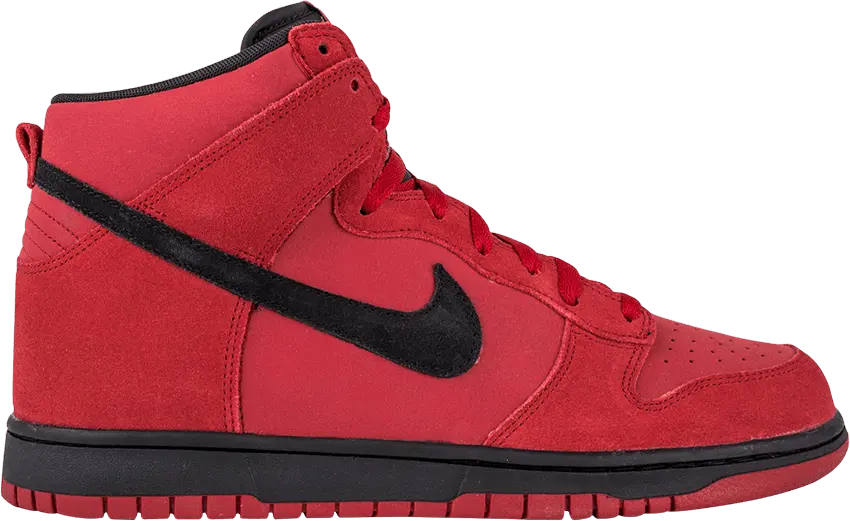  Nike Dunk High Gym Red Black