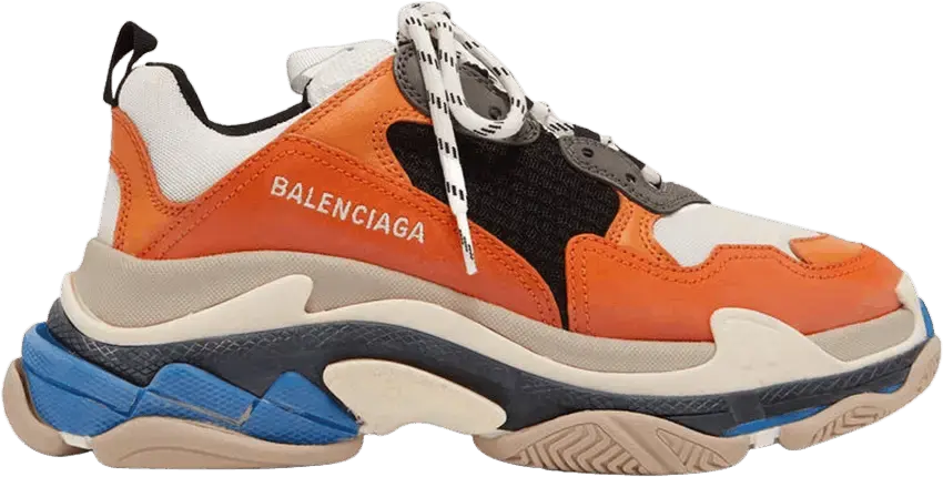  Balenciaga Wmns Triple S Trainer &#039;Orange&#039;