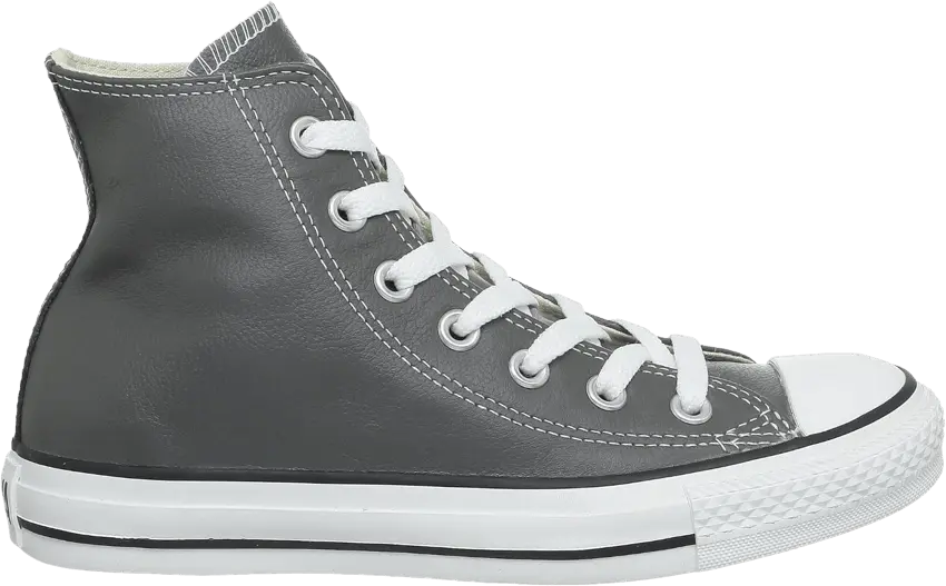  Converse Chuck Taylor All Star Leather Hi &#039;Charcoal&#039;