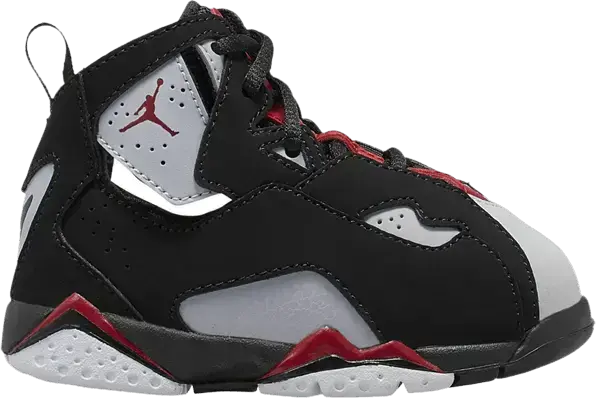  Jordan True Flight Black Varsity Red Wolf Grey (TD)