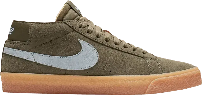  Nike SB Zoom Blazer Chukka Medium Olive Light Armory Blue