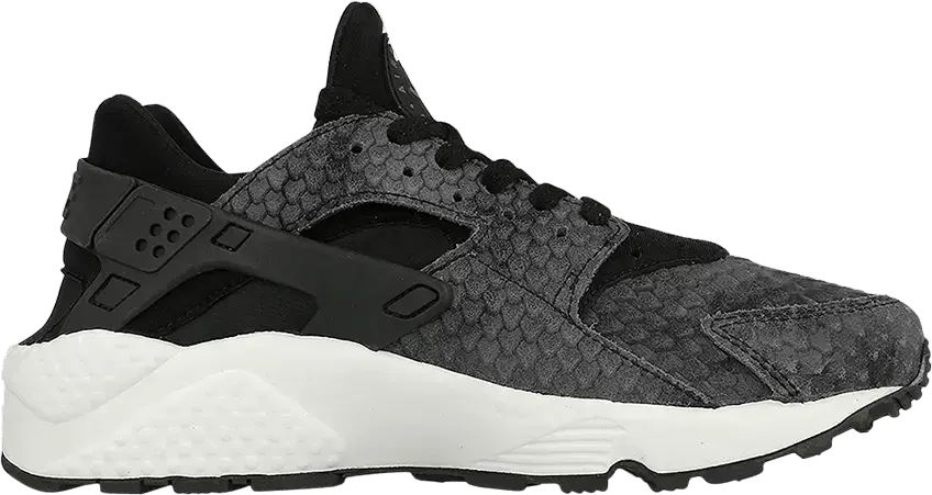  Nike Wmns Air Huarache Run Premium &#039;Black&#039;
