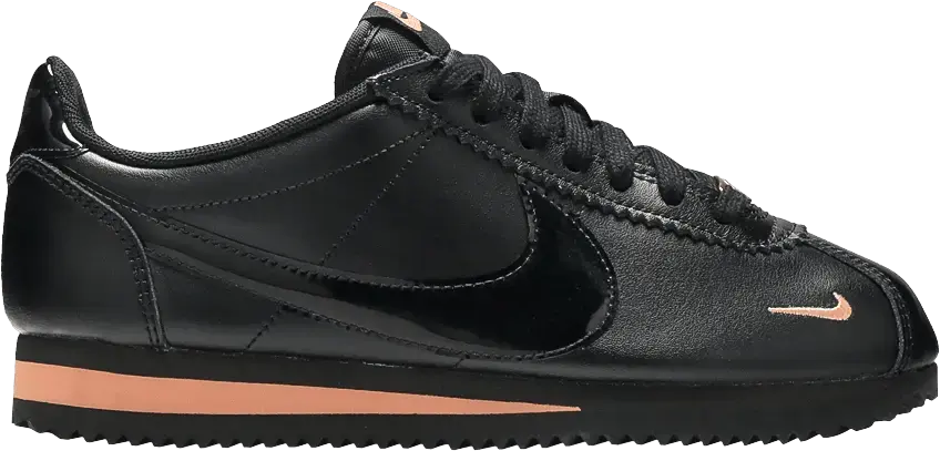  Nike Classic Cortez Black Rose Gold (Women&#039;s)