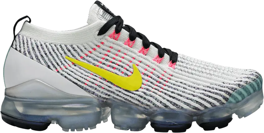  Nike Air VaporMax 3 White Dynamic Yellow