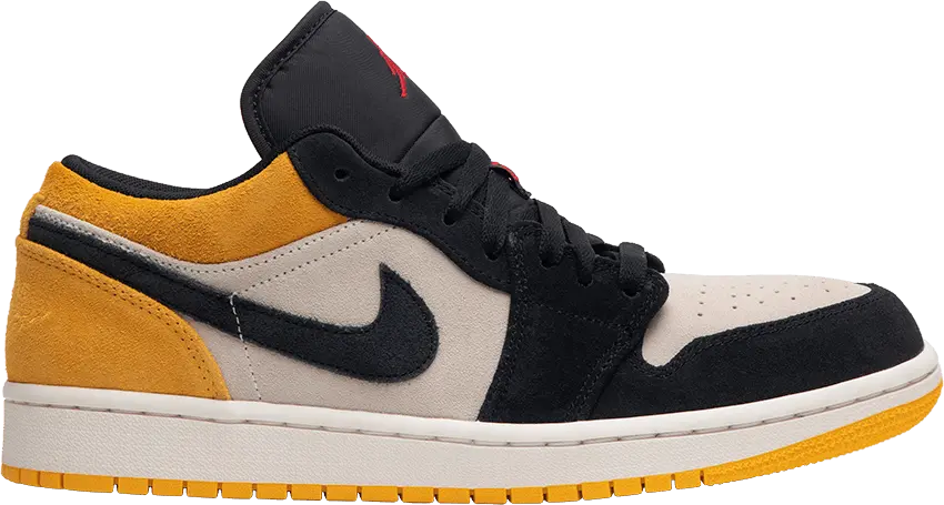  Jordan 1 Low Sail University Gold Black