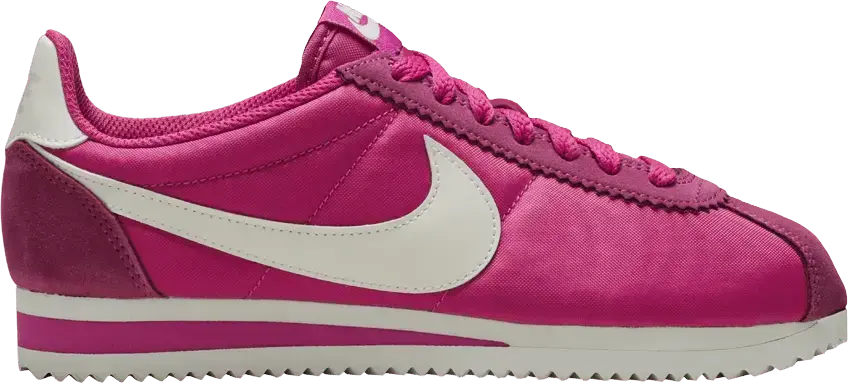  Nike Classic Cortez Nylon Active Fuchsia Summit White (Women&#039;s)