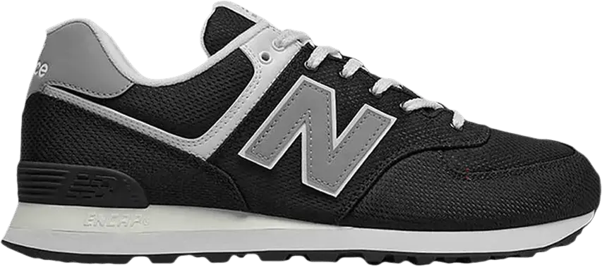  New Balance 574 Summer Mesh Black Grey