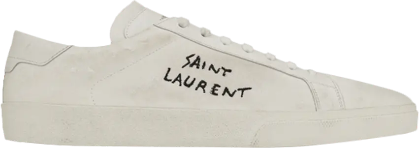  Saint Laurent Signature Court Classic SL/06 &#039;Embroidered&#039;
