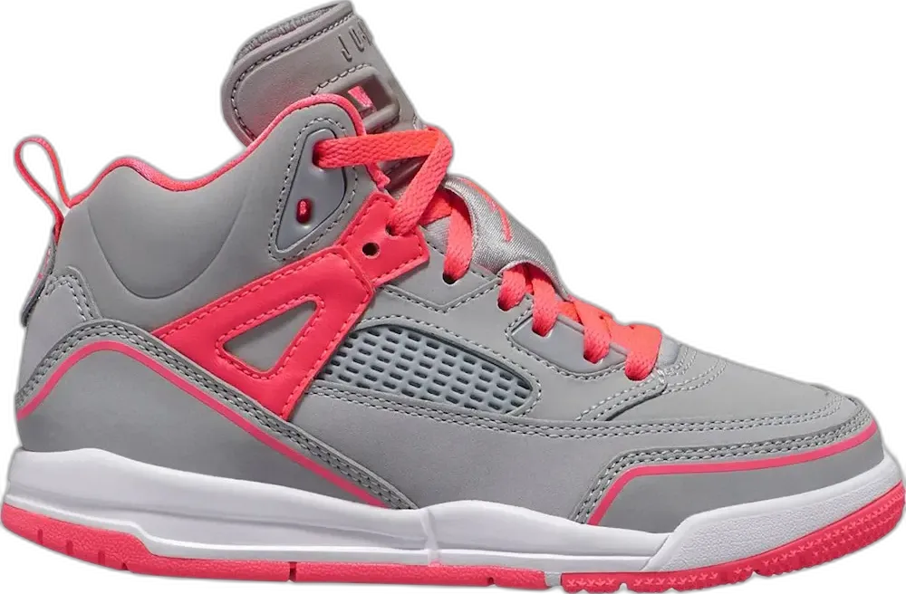  Jordan Spizike Wolf Grey Racer Pink (PS)