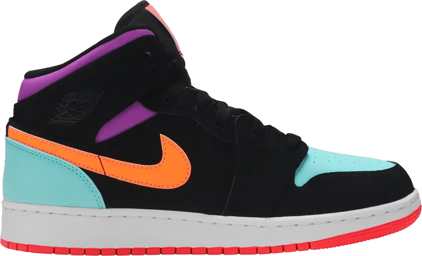  Jordan 1 Mid Multi-Color (GS)