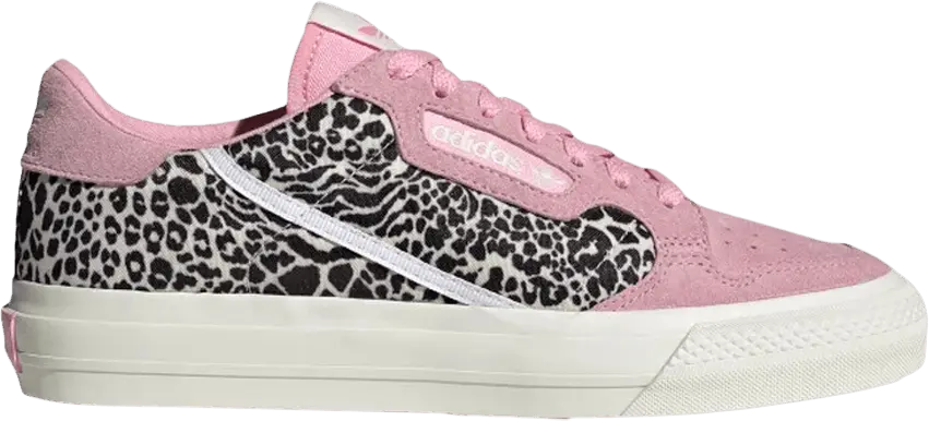  Adidas adidas Continental Vulc Pink Animal (Women&#039;s)