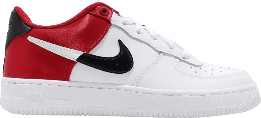  Nike Air Force 1 Low LV8 Red Satin (GS)
