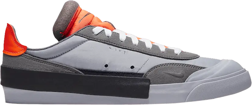  Nike Drop Type Lx Wolf Grey Total Orange